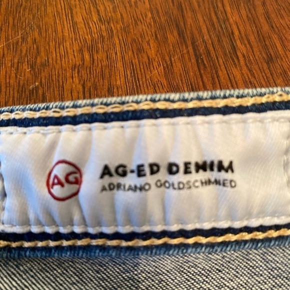 Ag The Jodi high rise slim flare crop size 24 distressed - Picture 9 of 13